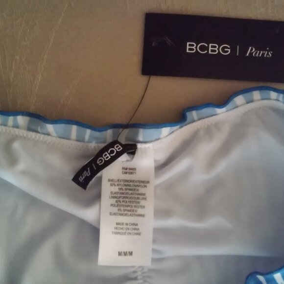 Swim Suit BOttom New With Tags Unworn Sz M Top Is 15" Across Stretchy Material - Picture 5 of 5